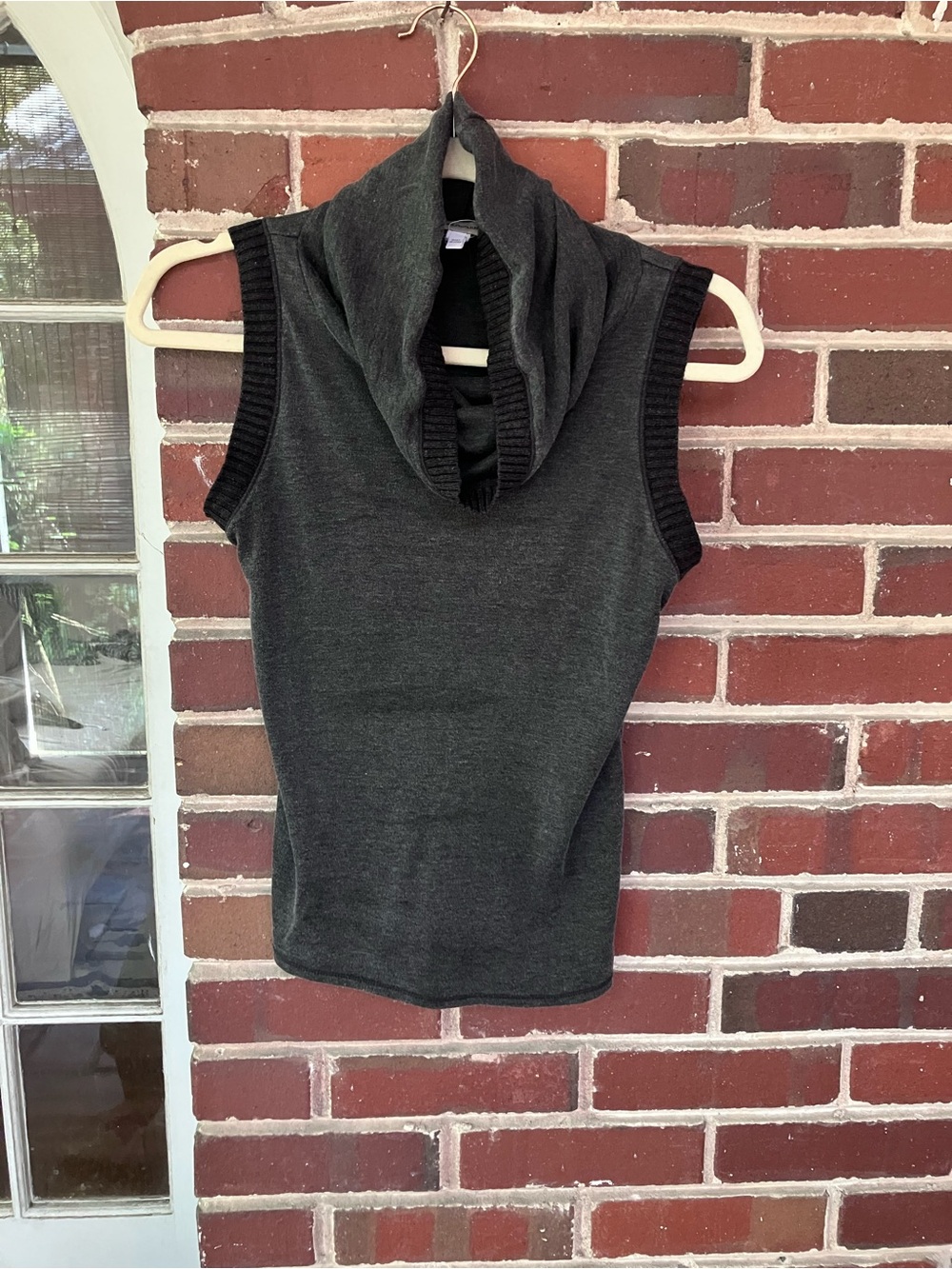 Sleeveless Cowl Neck Sweater by Emporio Armani